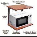 Two-Tier Wall Mounted Kitchen Shelf 12x18 in MDF Board |. 