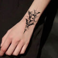 10 Sheets Butterfly Pattern Temporary Tattoos For Women Men Waterproof Flower Fake Tattoo Stickers for Hand.