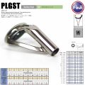 Fuji F-PLGST guide tip polished silver-white sic ring. 