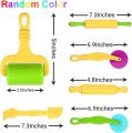Clay and Dough Modelling Tools Kit Rollers Molds Cutters Plastic Assorted Designs Play Dough Extruders Tools Toy Set.