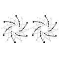 1 Pair  Nipple Transparent Self Adhesive Breathable Comfortable Stickers Rhinestone Breast Petals Lingerie Pasties Bras. 