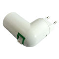 E27 Adapter Lamp Bulb Adapter 360 Degrees Adjustable Light Bases Holder Socket Converter Light Bulb Adapter EU US Plug 100-230V. 