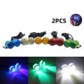 2pcs LED Eagle Eyes Strobe Motorcycle Daytime Running Lights Flash LED Warning Backup Reversing Parking Signal Lamp Waterproof. 