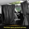 Car Sunshade, Front and Rear Partition Curtains, Front and Rear Privacy Curtains, Suitable for Travel, Camping, and Sleep Privac.