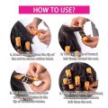 40pcs Cold Wave Perm Rods Set For Women's Long & Short Natural Hair - Plastic Orange Rollers For Curling And DIY Hairdressing.