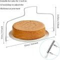 Adjustable Cake wire cutter steel. 