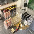 Makeup Organizer Clear Lipstick Storage Box 12/18/36 Grid Lipstick Nail Polish Display Stand Holder Lipstick Case Shelf Storage. 