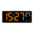 Voice Control Digital Alarm Clock Temperature Dual Alarm Snooze Desktop Table Clock Night Mode 12/24H LED Clock Watch Desk Clock. 