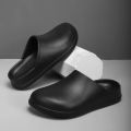 EVA Men Slippers Soft Outdoor Home Women Casual Shoes Non-slip Couple Garden Shoes Waterproof Chef Shoes Nurse Doctor Sandals. 