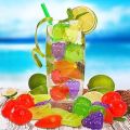 Reusable Ice Cube - Refreezable Reusable Ice Cubes for Drinks, Plastic Ice Cubes Reusable Dry Ice for Cocktails Coolers like soft drink fruit juice or Cold Coffee Different Shapes, Non Melting Ice Cubes.. 
