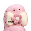New Children's Slippers Summer Handmade DIY Cartoon Bow Sandals for Girl Flip Flops Non-Slip Garden Beach Shoes. 