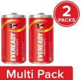 Original 2 Pcs Eveready Carbon Zinc D Size Battery For Geyser Torch. 