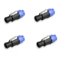 Mic accessories Speakon NL4FC NLT4FC NLT4X NL2FC 4 Pole Plug Male Audio Cable Power Amplifier Connector XLR Interface Speaker. 