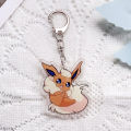 1/9PCS Anime Characters Pokémon Acrylic Keychain Accessories Cute Keyrings Friends Cartoon Bag Charms Backpack Pendant.