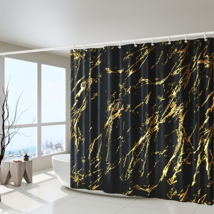 1%20Piece%20of%20Gilded%20&%20Silver-Plated%20Craft%20Shower%20Curtain,%20110g%20Thickened%20Polyester%20Fabric,%20Home%20Decoration%20Curtain,%20Bathroom%20Curta%20-%20Image%205