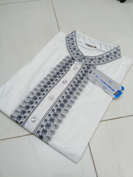 Casual%20white%20panjabi%20for%20men%20-%20Image%202