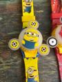 Cartoon Character watches , Fidget spinner with light watches for children , silicon belt for boys and girls. 