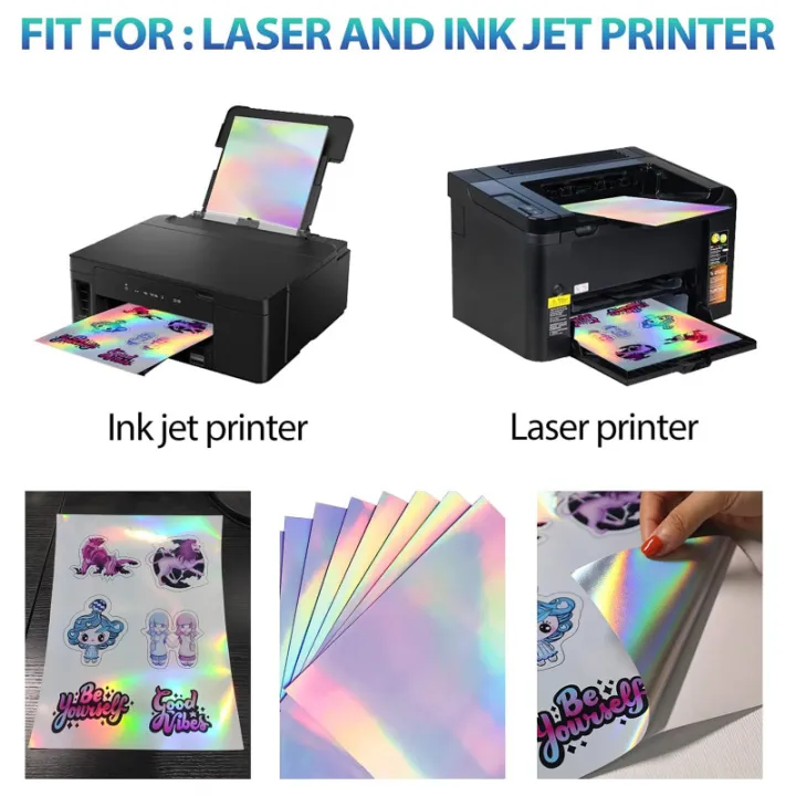 Holographic%20printable%20sticker%20paper%20for%20ink%20jet%20&%20laser%20printer,%20A4%2020%20sheets%20vinyl%20sticker%20printable%20paper,%20waterproof%20Rainbow%20-%20Image%203
