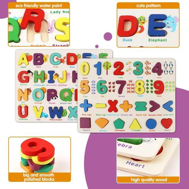Wood%20puzzles%20for%20Toddlers,%20Learning%20Puzzles%20Toys%20for%20Preschool%20Year%20Old%20Birthday%20S%20Numbers%20Board%20-%20Image%202