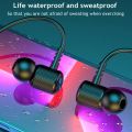 Wireless Headphones Bluetooth 5.0 Neckband Earphones Silicone Hifi 9D Stereo Sports Headset Halter Waterproof Magnetic Earbuds. 