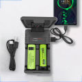 18650 Battery Charger Multi Munctional Solar Type C Intelligent Lithium Battery Holder For 18650 Battery Boxs Power Bank Cases. 