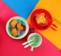 Kids tableware set - Tableware baby bowl set - Children dishes - kids dinner feeding plate - spoons plate bowl. 