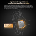 KZ LS01 soft and transparent liquid silicone high-end in ear earplugs (three pairs of large, medium, and small). 