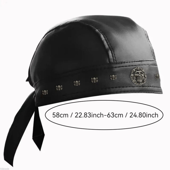 Black%20Leather%20Skull%20Bandana%20Motorcycle%20Helmet%20%E2%80%93%20Edgy%20Halloween%20%20for%20Urban%20Biker%20Cosplay%20-%20Image%203