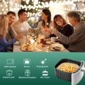 25/50/100pcs Oil-Proof Non-Stick Disposable Square Papers for Frying Baking Cooking, Versatile Air Fryer Parchment Paper Liners. 
