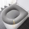 Universal Toilet Seat Cover Pumpkin Pattern Closestool Mat Soft Warm Toilet Seat Cushion Bathroom Toilet Lid Accessories.
