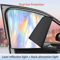 Car Sunshade, UV Protection Curtain Car Trunk Organizer Backseat Storage Bag High Capacity Multi-use Oxford Car Seat Back Organ.