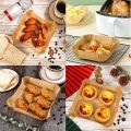 Air Fryer Paper Oven Paper Disposable Send Brush Non-Stick Airfryer Baking Papers Liners Parchment Paper for Baking Microwave.