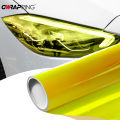 Car Chameleon Light Headlight Taillight Tint Vinyl Film Lamp Film Sticker Sheet Color-Changing Yellow Glossy Rear Fog Stickers. 