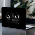 2-Piece Cat Laptop Art Decal Case, Universal Netbook Skin Sticker Non-Repeatable Make Tian's Laptop Skin.