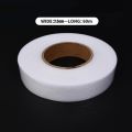 Durable 60M Interlining Adhesive Tape Non-woven DIY Sewing Interlining Double-sided Sewing Tool for Shorten Repair Pants.