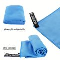 1pc Outdoor Sports Quick Drying Towel, Microfiber Swimming Towel, Non-Sticky Sand Beach Towel，Suitable for Travel. 