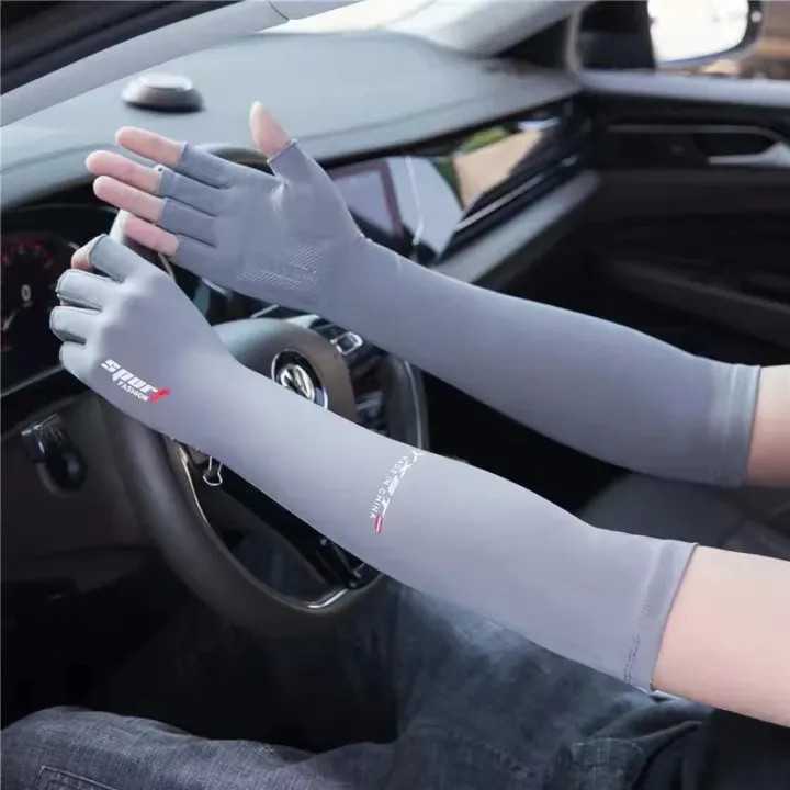 1pair%20Sport%20Arm%20Sleeves%20Cycling%20Running%20Fishing%20Climbing%20Arm%20Cover%20Sun%20UV%20Protection%20Ice%20Cool%20Sleeves%20With%205-finger%20Cuff%20Outdoo%20-%20Image%203