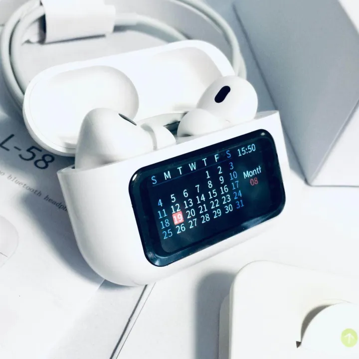 Airpods%20Pro%202%20LCD%20Full%20Touch%20Display%20With%20ANC/ENC%20Extra%20Bass%20Wireless%20Bluetooth%20Airpods%20-%20Image%202