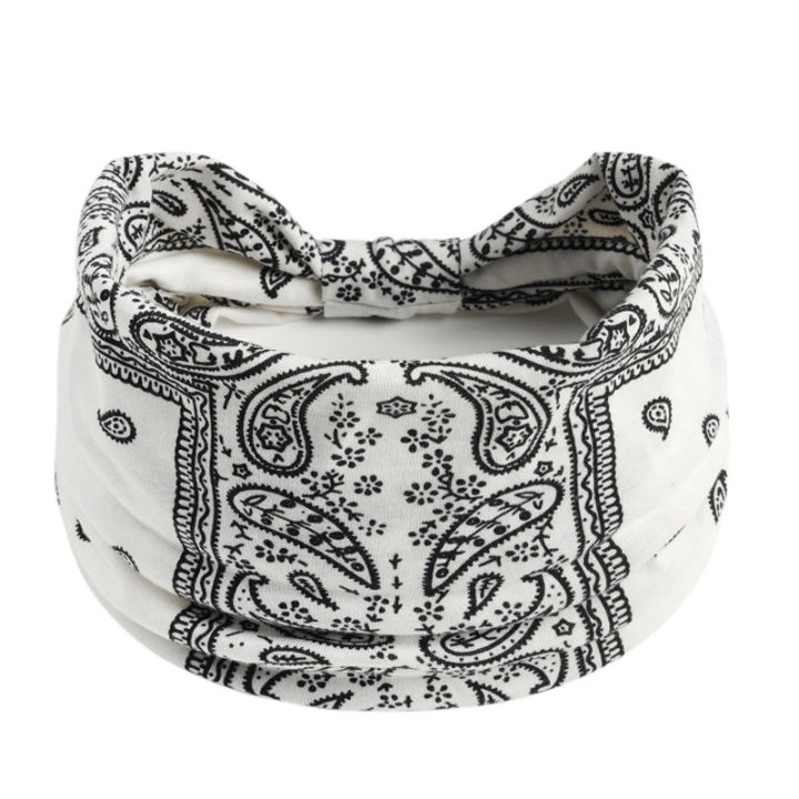 Wide%20Printed%20Bandanas%20Hairbands%20Boho%20Knot%20Turbans%20Yoga%20Elastic%20Head%20Wrap%20Women%20Headband%20Headwear%20Fashion%20Hair%20Band%20Accessories%20-%20Image%202