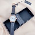 Tomi watches authentic brand watch waterproof watch women's day-to-date leather strap watch 30mm dial. 