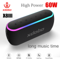 XDOBO X8 III Bluetooth Speaker Wireless Subwoofer 6600mAh 60W Powerful Deep Bass Power Bank Outdoor Party Hiking Music Fun. 