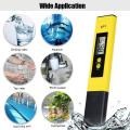 PH Meter & TDS Meter Digital Water Quality Tester 0-14 PH Meter Tester 0-9990PPM TDS&EC LCD Water Purity PPM Aquarium Filter.
