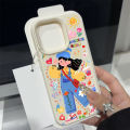 Dopamine Girl Butterfly Case Compatible for IPhone 16 15 14 11 13 12 Pro Max XR X XS Max 15 14 16 Plus Leather Texture Cover. 