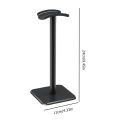 Aluminium Alloy Headset Support Stand Anti-Skid Base Space Saving Desktop Organizer Earphone Mount Hanger Headphone Bracket.