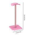 Aluminium Alloy Headset Support Stand Anti-Skid Base Space Saving Desktop Organizer Earphone Mount Hanger Headphone Bracket.