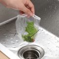 200/100pcs Disposable Sink Filter Mesh Bags Kitchen Sink Strainer Drain Hole Anti-blocking Garbage Bag Cleaning Strainers Net. 