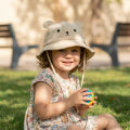 Spring/Summer Korean-style baby super cute little bear fishing hat for both boys and girls, sun protection and sunblock. 
