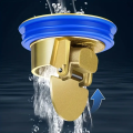 Floor Drain Core, All Copper, Odor Proof Core, Drain Guard Sewer Backflow Preventer, Deodorization Drain Plug Hair Stopper, Hair. 