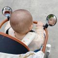 2-Piece Set Baby Stroller Rearview Mirror - Universal Fit, No Installation Required, Baby Walker Safety Accessory Compact Design. 