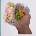 papad | color full ring papad | color ring papad | ring papad | snacks | chips | made by 100% weaht flour | 250 grams pack. 